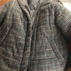 Something Navy size medium plaid jacket